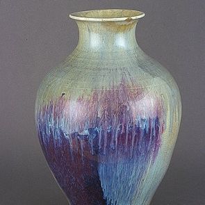 Vase with  flambé glaze
