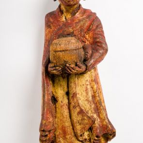 Monk with alms bowl