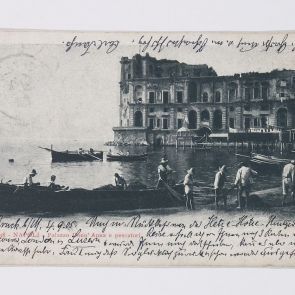 Carl Jann's postcard to Ferenc Hopp from Brück