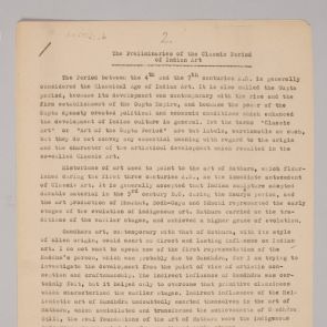 Baktay Ervin: The Preliminaires of the Classic Period of Indian Art