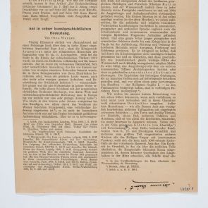 Otto Werner: Ani in seiner kunstgeschichtlichen Bedeutung