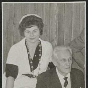 Group at the table in Király Bath