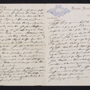 Ferenc Hopp's letter from Auckland, most probably sent to his nephew Ferenc Lux