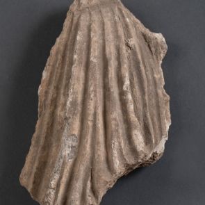 Fragment of pleated clothing