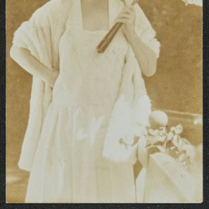 Madame Sher-Gil with parasol