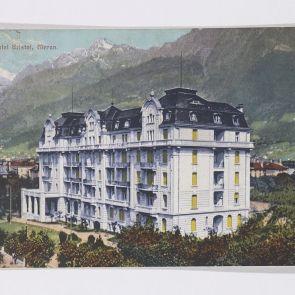 A. Schumann's postcard to Ferenc Hopp from Meran (Merano)