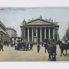 O. Seitz's postcard to Ferenc Hopp from London