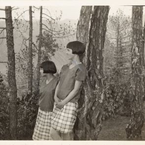 Indira and Amrita in the mountains