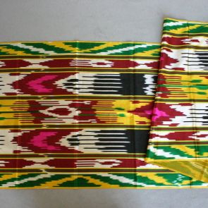 Textile sample, with ikat technique