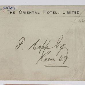 Envelope from the Hotel Oriental