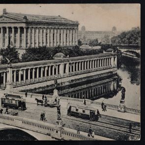 A. von Le Coq német nyelvű, fekete-fehér képeslapja Felvinczi Takács Zoltánnak Berlinből