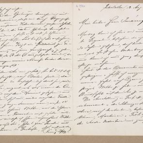 Ferenc Hopp's letter to Henrik Jurány from Interlaken
