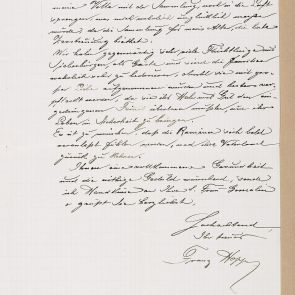 Ferenc Hopp's letter to Leopold Angerer from Budapest to New York