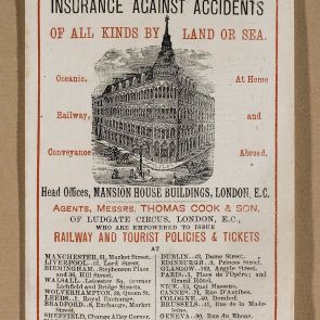 Brochure of the insurance agency Ocean Accident and Garantee Corporation Ltd.