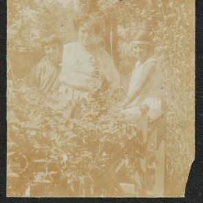 Marie Antoinette and the Two Little Girls in the Garden