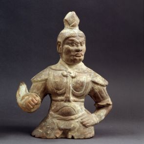 Kapuőrző figura (tianwang) (torzó)