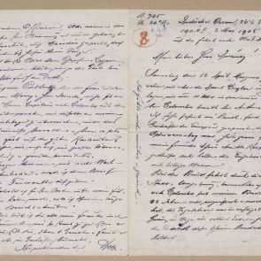 Ferenc Hopp's letter to Henrik Jurány, written while sailing towards West Australia