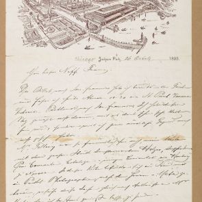 Ferenc Hopp's letter to his nephew Ferenc Lux