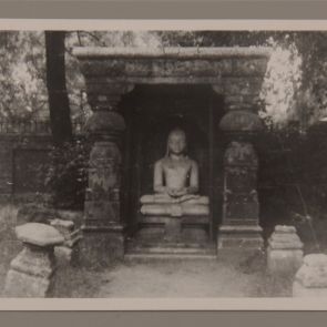 Jain shrine in the garden of Hopp Museum