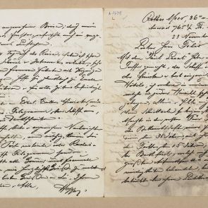 Ferenc Hopp's letter to Aladár Félix from the Red Sea