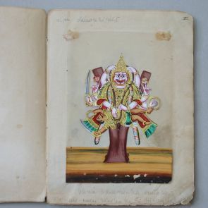 Album with paintings of Hindu gods