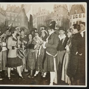 Symposion in Géza Blattner's studio