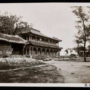 Részlet a Huang-sze-kolostor romos épületeiből (Sárga templom)