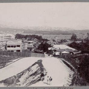 Road to the palace of the Japanese Resident in Seoul