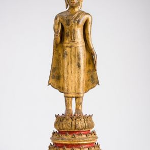 Standing Buddha with the right hand in the gesture of 'dispelling fear'