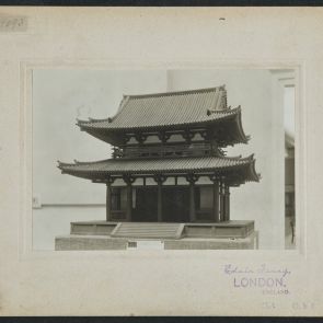 Central gate of Horyuji Temple, model