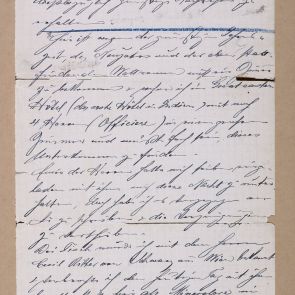 Hopp Ferenc levele Grónay Istvánnak Kalkuttából