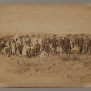 Group of soldiers in different uniforms