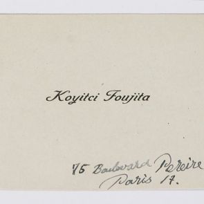 Business card: Koyitci Foujita