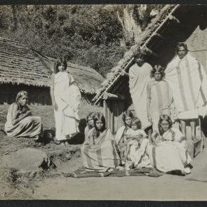 The village of Toda and its inhabitants near Ooty (Udagamandalam)