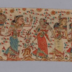 The meditation of Arjuna (temple cloth)