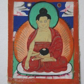 Gautama Sákjamuni Buddhát ábrázoló cakli