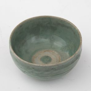 Greyish blue bowl