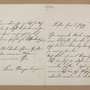 Letter of a certain Ranzerberger to Ferenc Hopp from Budapest