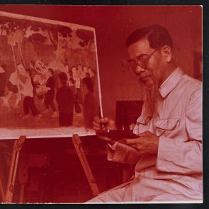 Nguyen Phan Chanh at work