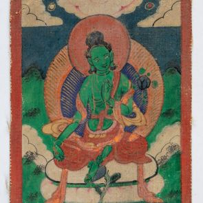 Cakli depicted Green Tara