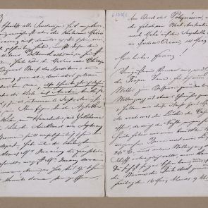 Ferenc Hopp's letter to his nephew Ferenc Lux from the Seychelles Islands, on his way from West Australia to Mahé