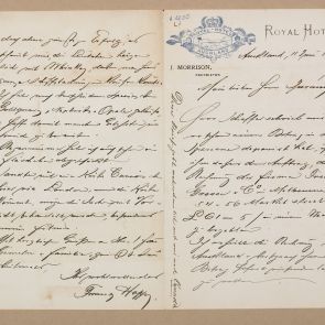 Ferenc Hopp's letter to Henrik Jurány from Auckland