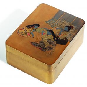 Gold lacquer box