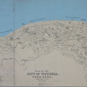 Victoria városának térképe