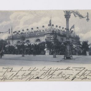 Postcard of Ferenc Hopp's nephew Maurice from Hamburg