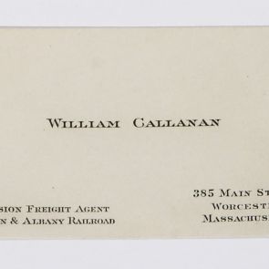 Business card: William Callanan
