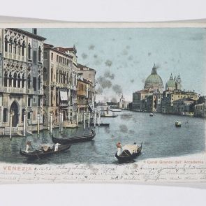 Postcard of A. Gastell to Ferenc Hopp from Venice