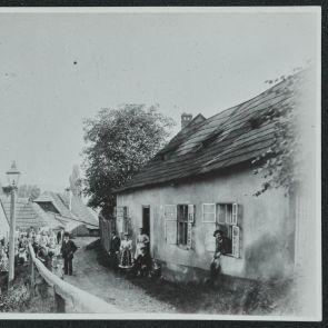 Fényképmásolat "A fulneki Hopp-ház" eredeti képéről (HFA_A.417.2.)