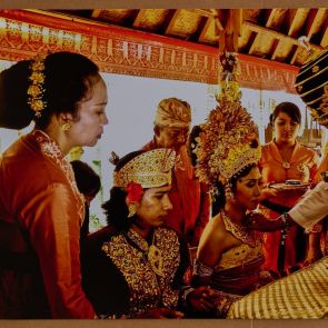 Wedding of high-caste individuals in Ubud