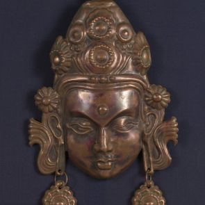 Tsam mask depicting Indian wise